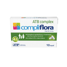 Пребиотики и пробиотики compliflora ATB complex   Пищевая добавка  для поддержки флоры 10 капсул