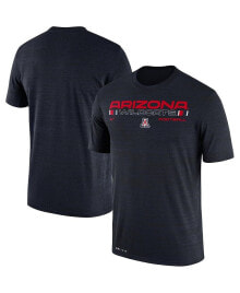 Nike men's Navy Arizona Wildcats Velocity Legend Space-Dye Performance T-shirt