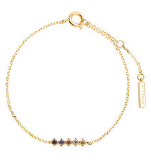 Браслеты charming gold plated bracelet with zircons SAGE Gold PU01-110-U