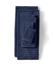 Lands' End organic Cotton Rib 6-Piece Towel Set