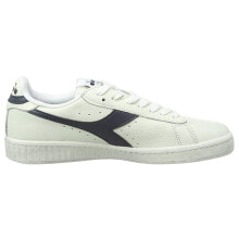 Купить мужские кроссовки Diadora: Diadora Game L Low Waxed Lace Up Mens Blue, Off White Sneakers Casual Shoes 160