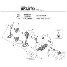 SHIMANO RD-M7120 Internal Set