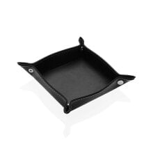 Valet Tray Versa Black 13 x 3,3 x 13 cm