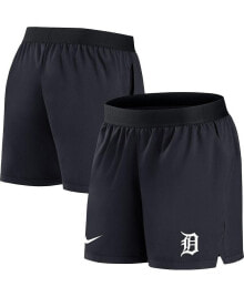 Nike women's Navy Detroit Tigers Authentic Collection Flex Vent Max Performance Shorts