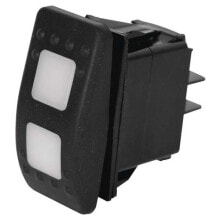 EUROMARINE On-Off-On LED Waterproof Rocker Switch