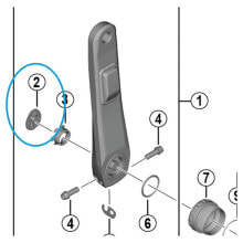 SHIMANO FC-R9200-P Cover Crank