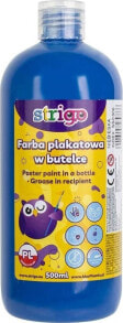 Strigo Farba plakatowa STRIGO w butelce, 500 ml niebieska