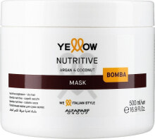 Pflegende Haarmaske - Yellow Nutrive Argan & Coconut Mask