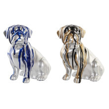 Decorative Figure DKD Home Decor Dog 19 x 11,5 x 18,5 cm (2 Units)