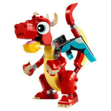 LEGO Red Dragon Construction Game