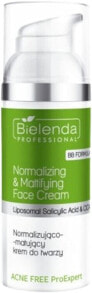 Normalisierende und mattierende Gesichtscreme - Bielenda Professional Acne Free Pro Expert Normalizing And Mattifying Face Cream