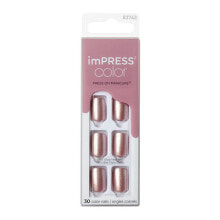 Материалы для наращивания ногтей Self-adhesive nails imPRESS Color Paralyzed Pink 30 pcs