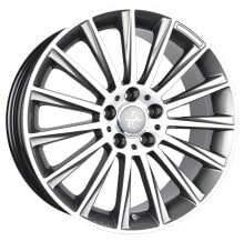 Колесный диск литой Keskin KT18 Turbo palladium front polish 8.5x19 ET30 - LK5/112 ML72.6