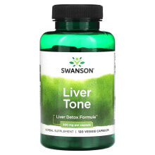Swanson, Liver Tone, 300 mg, 120 Veggie Capsules