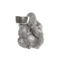 Decorative Figure DKD Home Decor Silver Resin Gorilla (32 x 26,5 x 36 cm)