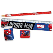 SPIDERMAN Stationery Set In Pencil Case