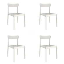 Garden chair Garbar Elba White polypropylene 50 x 53 x 80 cm 4 Units (4 Pieces)