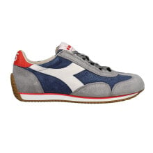 Diadora Equipe Suede Sw Lace Up Mens Blue Sneakers Casual Shoes 175150-60032