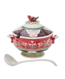 Chalet Soup Tureen with Ladle, Set of 2