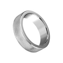 Massiver Ring mit Rautenmuster, 4,5 cm