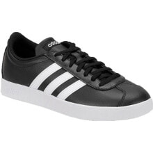 Мужские кроссовки мужские кроссовки повседневные черные кожаные низкие демисезонные Adidas VL Court 2.0 M B43814 shoes