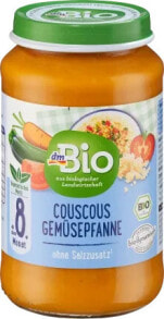 Menü Couscous-Gemüsepfanne, ab dem 8. Monat, Demeter, 220 g