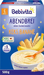 Abendbrei Milch Keks-Banane ab dem 5. Monat, 500 g