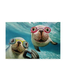 Trademark Global lucia Hefferna Underwater Selfie Canvas Art - 36.5