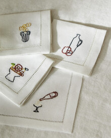 Embroidered napkin (pack of 4)