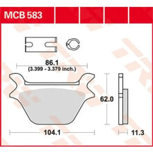 TRW Allround Standard Harley Davidson Flstc 1340 Heritage Softail Classic 90 organic rear brake Pads