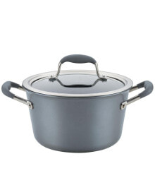 Advanced Home Hard-Anodized Nonstick 4.5-Qt. Tapered Saucepot