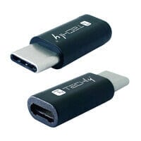 Techly Adapter USB-C M auf Micro USB F 480Mbps - Adapter - Digital