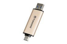 Transcend JetFlash 930C USB флеш накопитель 256 GB USB Type-A / USB Type-C 3.2 Gen 1 (3.1 Gen 1) Золото TS256GJF930C