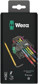 Набор Г-образных ключей Wera 073599 967 SPKL/9 TORX Multicolour BlackLaser 05073599001