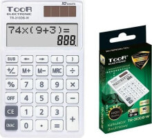 Toor Electronic calculator 10-item two-line calculator. TR-310DB-W TOOR