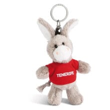 NICI Donkey T-Shirt Tenerife 10 cm Key Ring