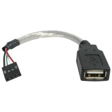 STARTECH Usb A To USB A 4 Pin Header Cable 15 cm