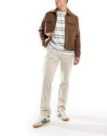 Tommy Hilfiger – Chinohose aus Twill in Beige