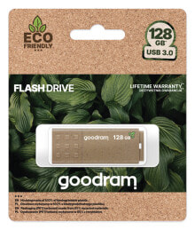 Goodram UME3 Eco Friendly USB флеш накопитель 128 GB USB тип-A 3.2 Gen 1 (3.1 Gen 1) Дерево UME3-1280EFR11