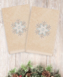 Купить полотенца Linum Home: Christmas Crystal 100% Turkish Cotton 2-Pc. Hand Towel Set