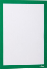 Durable A4 SELF-ADHESIVE MAGNETIC FRAME GREEN 10 PCS.