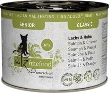 Catz Finefood Catz Finefood Classic Senior N.05 Łosoś i kurczak puszka 200g