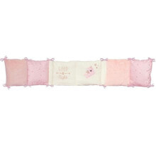 Бортики в детскую кроватку бортик для кроватки DOMIVA 30 x 180 cm розовый цвет