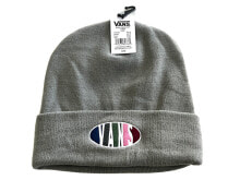 Купить мужские головные уборы Vans: New Vans Breakin Curfew Beanie Cap Hat Adult Unisex Gray Multi-Color Logo