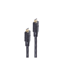 Компьютерный разъем или переходник shiverpeaks BS10-19105, 25 m, HDMI Type A (Standard), HDMI Type A (Standard), 3D, 17.819 Gbit/s, Black