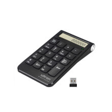 Клавиатуры ultron UN2 - RF Wireless - Notebook - 2.4 GHz - 10 m - Black - Standard receiver