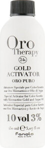 Entwicklerlotion mit goldenen Mikropartikeln und Arganöl 3% - Fanola Oro Gold 150 ml купить онлайн