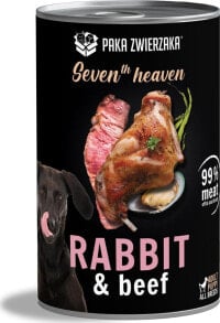 Paka Zwierzaka Mokra karma królik i wołowina (Rabbit & Beef) 400g