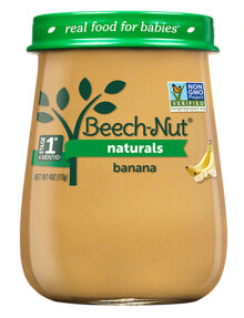 Детское пюре детское пюре Beech-Nut 10 шт, банановое, от 4 месяцев и старше