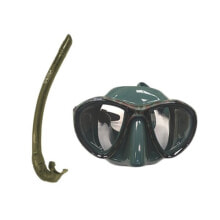 Masks and snorkels for scuba diving